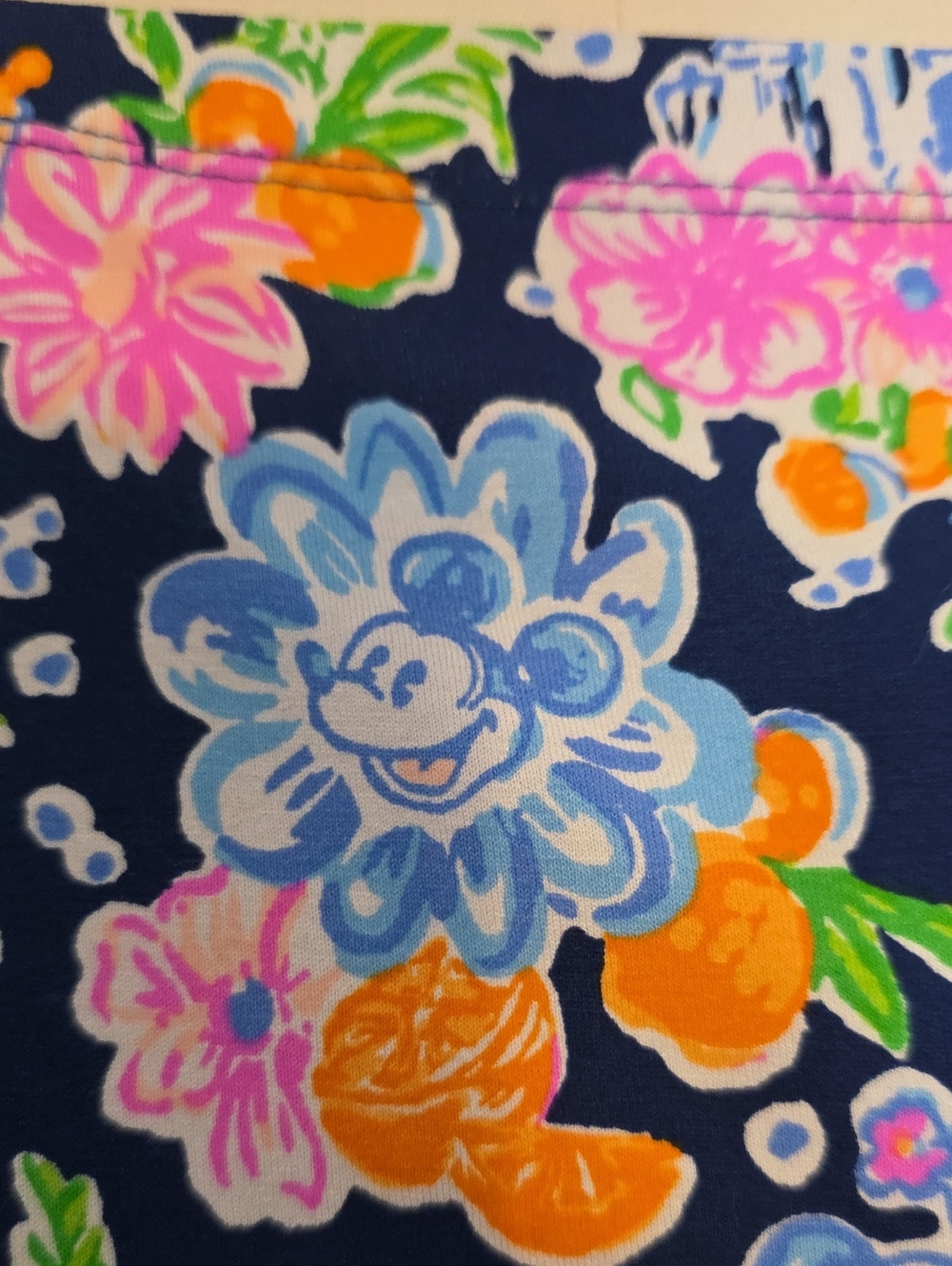 Disney Parks Collection Lilly Pulitzer Sophie Women’s Navy Floral Shift Dress - Picture 3 of 6